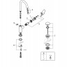 Змішувач для раковини Grohe BauEdge New 23911001 хром одноважільний L-Size + натискний донний клапан