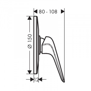 Змішувач Hansgrohe novus 71067000 для душу
