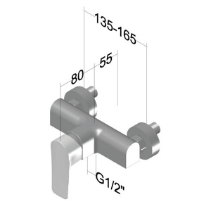 Змішувач Ponsi btconcdo03