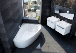 Ванна Love Story II 196x139 ліва c751000000