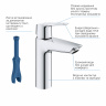 Смеситель для раковины Grohe Start 23746002 хром однорычажный M-Size