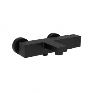 Змішувач для ванни Paffoni Elle з регульованим душовим гарнітуром, колір чорний EL023NO