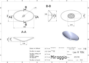 Умивальник LEX R MATT