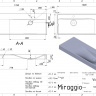 Умивальник VIOLA 1200 R MIRASOFT