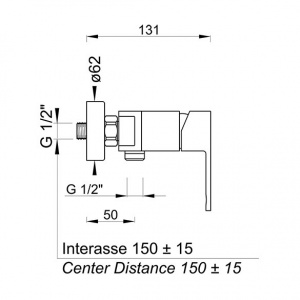 Змішувач Ponsi bt mcr cdo03