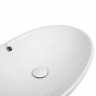 Раковина-чаша Qtap Dove 625х415х150 White с донным клапаном QT06113077W