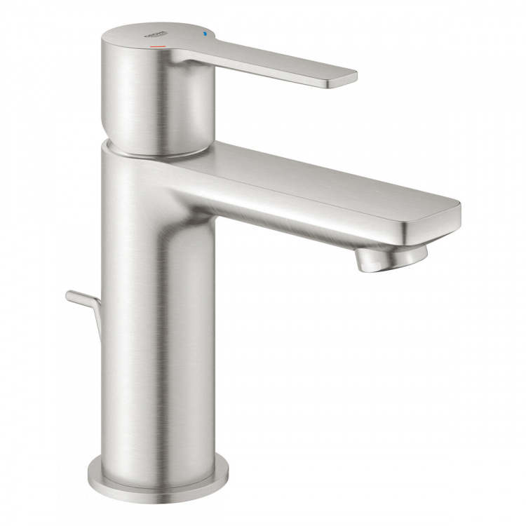 Смеситель для раковины Grohe Lineare 32109DC1 сталь однорычажный XS-Size
