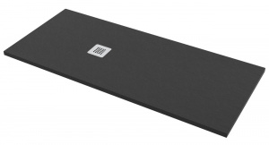 Душовий піддон Ponsi 800x1800 штучний камінь, колір чорний