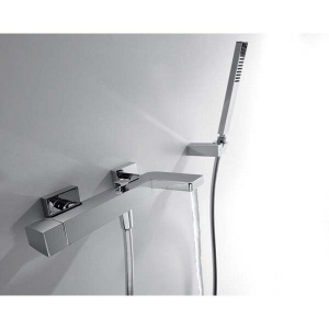 Змішувач Tres slim 20217001 хром для ванни