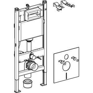 Інсталяція для унітазу Geberit DuofixBasic 458.126.00.1 Delta (прокладка кріплення)