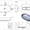 Умивальник MARK 625 MIRASOFT