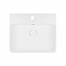 Раковина Qtap Nando 500х420х130 White с донным клапаном QT1211K404AW