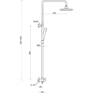 Душова система Ponsi bncolctn158