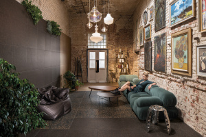 Linka DAK63826 чорно-коричневий 59.8x59.8