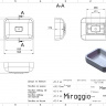 Умивальник MONACO MIRASOFT
