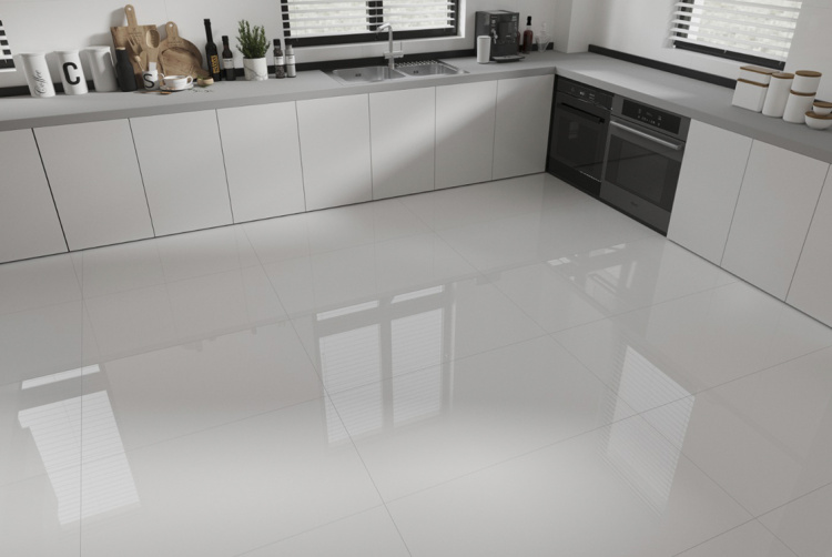 Brilliant White 60x120 під моноколор глянцева