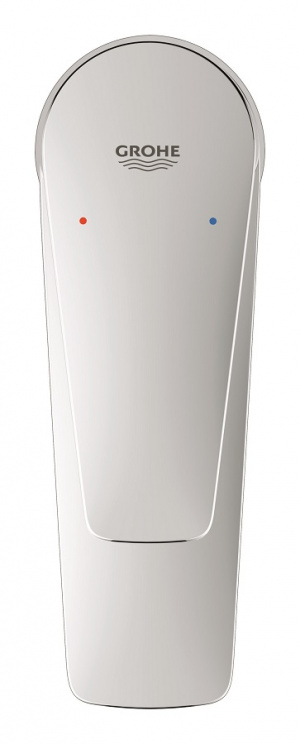 BauEdge New Одноважільний змішувач для раковини S-Size LowFlow + нажимний донний клапан (23896001)