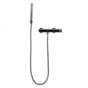 Змішувач для душу Paffoni Light, колір нікель, чорний LIG168DNKN