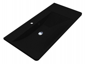 Умивальник SACRAMENTO MIRASTONE BLACK SHINE