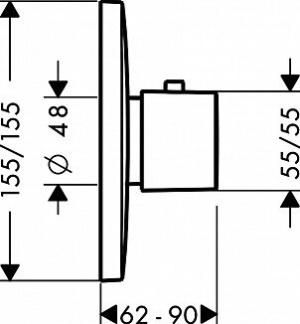 Змішувач Hansgrohe puravida 15772000 для душу
