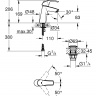 Смеситель для раковины Grohe Eurosmart 23923002 хром однорычажный M-Size + нажимной донный клапан