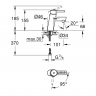 Смеситель для раковины Grohe Concetto 2338510E хром однорычажный S-Size