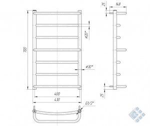 Люкс 700x430/400