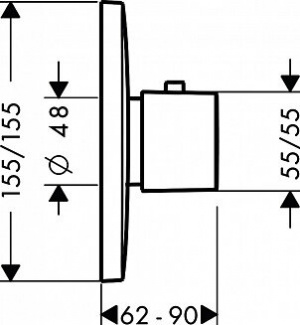 Змішувач Hansgrohe puravida 15772400 для душу