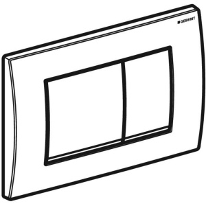 Кнопка змиву Geberit Delta30 115.137.21.1 хром