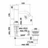 Смеситель для раковины Paffoni Light, с донным клапаном LIGX075ST