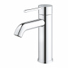 Смеситель для раковины Grohe Essence 24179001 хром однорычажный S-Size + нажимний донний клапан