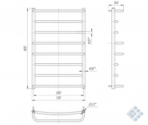 Люкс 800x530/500