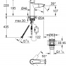 Смеситель для раковины Grohe Eurosmart New 23976003 хром однорычажный с выдвижным изливом для раковины