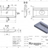Умивальник VARNA 800 MIRASTONE GRAY