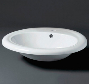 Умивальник Simas monia під стільницю 63x56