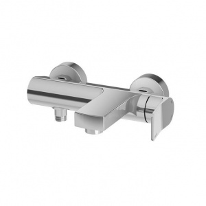 Змішувач для ванни Paffoni Tilt з регульованим душовим гарнітуром, колір хром TI023CR