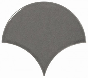 Плитка 10.6x12 scale fan dark grey
