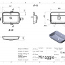Умивальник OCEAN 600 MIRASOFT