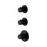 Термостат для душа/ванны Paffoni Modular Box 2 функции чёрный, цвет черный MDE018NO