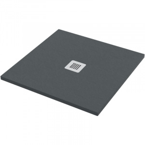 Душовий піддон Ponsi 800x800 штучний камінь, колір графітовий