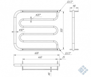 Фокстрот 530x600/500
