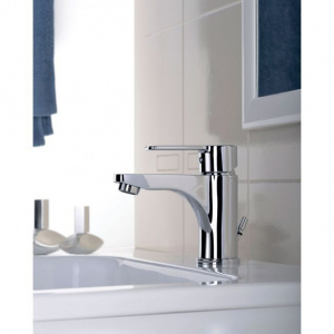 Змішувач для раковини, картридж Energy Saving Paffoni Red, з донним клапаном RED075CR-EWS