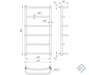Люкс HP 800x430/400