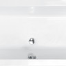 Ванна акриловая QUADRO SLIM 155х70 без ног, без отверстий под ручки, без ручек прямоугольная
