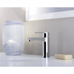 Змішувач для раковини, картридж Energy Saving Paffoni West, без донного клапана WS071CR-ES