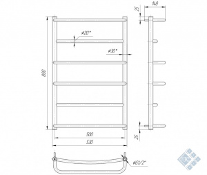 Люкс HP 800x530/500