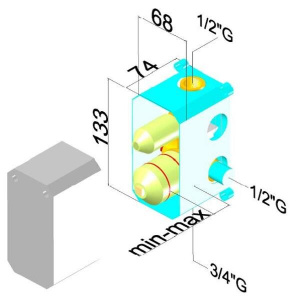 Внутрішня частина Ponsi (2 потоки) BTUNICIN07 Universal BOX