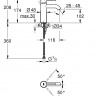 Смеситель для раковины Grohe Essence 24172KF1 чёрный однорычажный S-Size