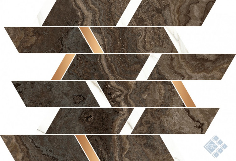 Мозаика (30x32) brick brown rhapsody