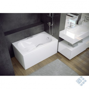 Ванна акрилова ARIA REHAB 120х70 без обудови і ніг / без отворів під ручки